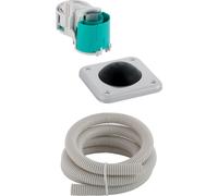 Geberit - Commande pneumatique du rinçage, au sol, acier inoxydable 115.939.00.1