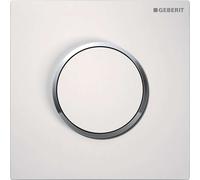 Geberit - Commande pneumatique pour urinoir, type 10, blanc / chrome 116.015.KJ.1