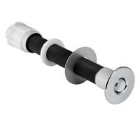 Geberit, commande pneumatique pour WC, rinçage à 1 quantité, avec contre-écrou, pour établissements publics, 115.943.21.1