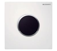 Geberit Sigma bouton de chasse d'eau pour urinoir chrome brillant-blanc 116.025.KJ.1