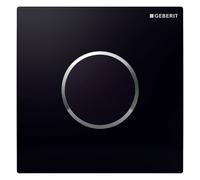 Geberit Sigma bouton de chasse d'eau pour urinoir chrome brillant-noir 116.025.KM.1