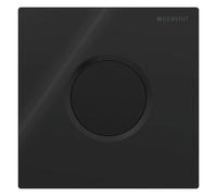 Geberit, commande pour urinoir avec déclenchement électronique du rinçage, alimentation au réseau, plaque de recouvrement type 01, 116021DW5, Couleur: noir profond - CM