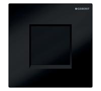Geberit, commande pour urinoir avec déclenchement électronique du rinçage, alimentation par pile, plaque de recouvrement type 30, 116.037.KM.1, Couleur: Noir