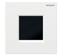 Geberit, commande pour urinoir avec déclenchement électronique du rinçage, alimentation par pile, plaque de recouvrement type 30, 116.037.KJ.1, Couleur: blanc-alpin