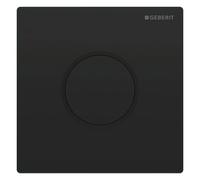 Geberit - Commande électronique de chasse d'eau d'urinoir, type 10, à piles, noir 116.035.DW.1