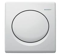 Geberit, commande pour urinoir avec déclenchement pneumatique du rinçage, plaques de déclenchement en matière synthétique, Basic, 115820115, Couleur: blanc-alpin - CM