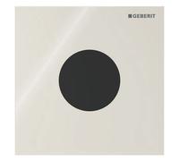Geberit - Commande électronique de chasse d’eau d'urinoir type 40, alimentation secteur, Bluetooth, verre/gris sable 116.024.JL.1