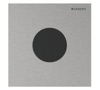Geberit - Commande électronique de chasse d’eau d'urinoir type 40, alimentation secteur, easy to clean, Bluetooth, inox brossé 116.024.FW.1