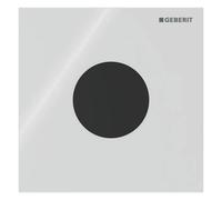Geberit - Commande électronique de chasse d’eau d'urinoir type 40, alimentation secteur, Bluetooth, verre/blanc 116.024.SI.1