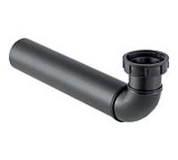 Geberit connexion match0 152119161 2000 2000 / 2 ", DN 50, 90 degrés, PE-HD, noir