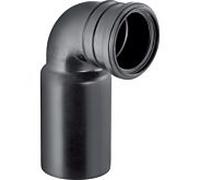 Geberit Pe Geberit connexion 366061161 DN 90/90, 90 degrés, PE-HD, pour mur WC