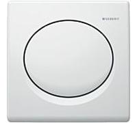 Geberit Commande de chasse d'eau pour urinoir Basic 115.820.11.5 pneumatique plastique blanc alpin