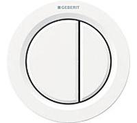 Geberit contrôle WC Typ 01 116050111 pneumatique, double chasse, pour Meubles , plastique, blanc -alpin