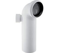 Geberit coude de connexion WC Geberit connexion supplémentaire gauche, 90 degrés, 110 mm, PP, blanc