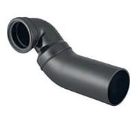 Geberit Coude de raccordement Pe 366913161 DN 90/90, 90Grad, PE-HD, pour WC compact , coudé à gauche