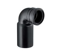 Geberit connexion Pe plier 366061161 DN 90/90, 90Grad, PE-HD, pour WC compact