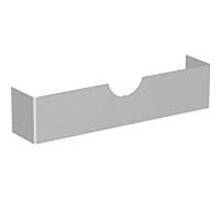 Geberit couvercle 243450JF1 fond, pour bidet, gris moyen, pour module sanitaire Monolith