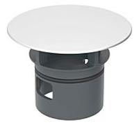 Geberit - Cache-bonde pour raccordement de lavabo Cloue, chrome mat 241.993.46.1