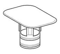 Geberit Citterio Couvercle de bonde pour lavabo, 595755000,
