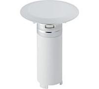 Geberit d52 couvercle de vidange 150256211 avec colonne montante, chromé brillant