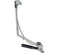 Geberit d52 drain de baignoire 150711216 avec commande rotative et entrée, avec kit de finition, longueur 73cm, chromé brillant