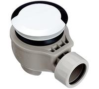 Geberit D62 Siphon pour bac de douche avec couvercle : moyenne 40 mm, chromé brillant de bonde 150.689.21.1