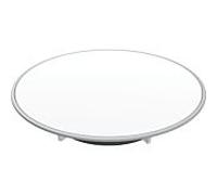 Geberit d90 cache-vidange pour receveur de douche 150266KJ1 blanc plaque/mat, anneau chromé mat, hauteur d'étanchéité 30/50mm
