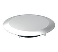 Geberit - Cache bonde d 90 mm, pour bonde de douche, chrome mat 150.265.46.1
