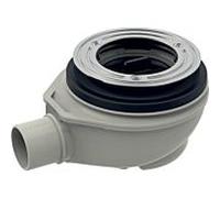 Geberit d90 Geberit receveur de douche 150553001 sans couvercle de drain et trop-plein, hauteur d'eau d'étanchéité 50mm, sortie PP