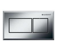 Geberit - Déclenchement à distance pneumatique, pour rinçage double touche, chrome brossé 116.051.GH.1