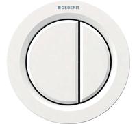 Geberit - Déclenchement à distance type 01, pneumatique, pour rinçage double touche, blanc alpin 116.050.11.1