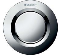Geberit - Déclenchement à distance type 01, pneumatique, pour rinçage simple touche, chrome brillant 116.040.21.1