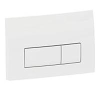 Geberit Delta50 Plaque de déclenchement pour rinçage à 2 quantités, 115105115, Couleur: blanc-alpin - CM