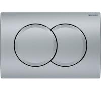 Geberit Delta bouton de chasse d'eau pour WC chrome mat 115.107.46.1