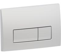 Geberit Delta bouton de chasse d'eau pour WC chrome mat 115.119.46.1