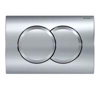 Geberit Delta01 - Plaque de déclenchement, chrome brillant 115.107.21.1