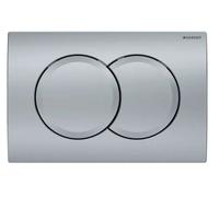 Geberit Delta01 - Plaque de déclenchement, chrome mat 115.107.46.1