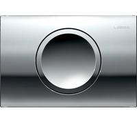 Geberit Delta15 bouton de chasse d'eau pour WC chrome brillant 115.109.21.1