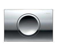 Geberit Delta15 - Plaque de déclenchement, chrome brillant 115.109.21.1