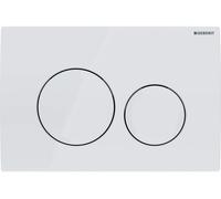 Geberit Delta20 bouton de chasse d'eau pour WC blanc 115.127.11.1