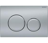 Geberit Delta20 bouton de chasse d'eau pour WC chrome mat 115.127.46.1