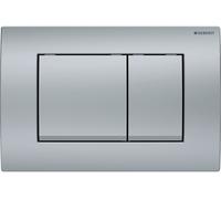 Geberit Delta20 bouton de chasse d'eau pour WC chrome mat 115.137.46.1