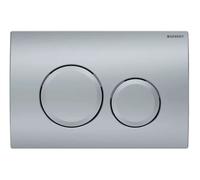 Geberit Delta20 bouton de chasse d'eau pour WC chrome mat 115.127.46.1