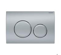 Geberit – Plaque de déclenchement Delta20 double touche chrome mat (115.127.46.1)