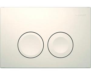 Geberit Delta25 bouton de chasse d'eau pour WC blanc 115.125.11.5