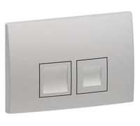 Geberit Plaque de déclenchement Delta25 double chasse 115.135.46.5 chrome mat