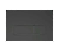 Geberit Delta50 - Plaque de déclenchement, noir mat 115.119.14.1
