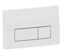 Geberit Delta50 Plaque de déclenchement pour rinçage à 2 quantités, 115.105.11.5, Couleur: blanc-alpin