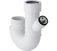 Geberit double chambre 252053111 Ø 40 mm, pour raccordement de l'appareil, plastique, blanc