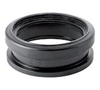 Geberit Pe Geberit douille -in 366941161 PE-HD, DN 90/90, avec joint à lèvre, pour mur WC